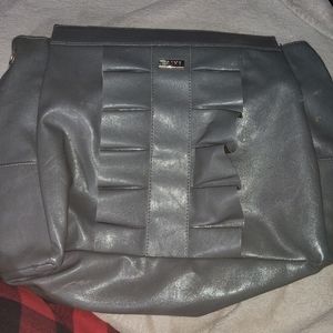 Grey prima bag shell with ruffles by Miche